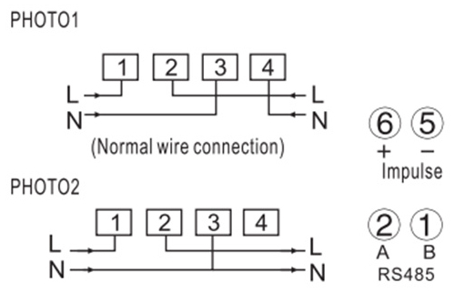DDS238-4 W single phase din rail type WIFI watt hour meter (D1407)