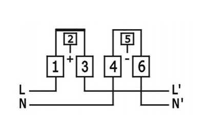 single phase energy meter symbol