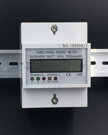 DT(S)S238-4 M three phase din rail type watt hour meter (D3403)