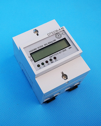 DT(S)S238-4 M three phase din rail type watt hour meter (D3403)