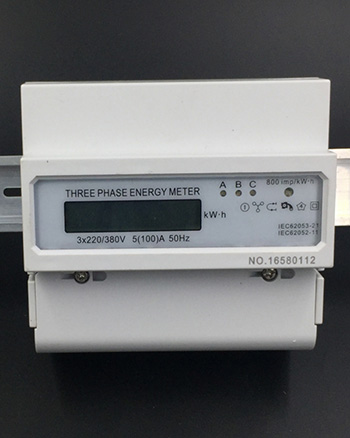 DT(S)S238-7-RA  three phase din rail type watt hour meter (D3706)