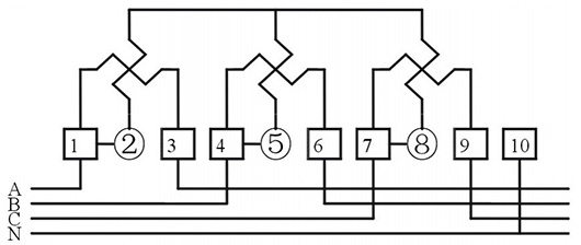 DTS238 three phase static watt hour meter(E3401A/E3401L)