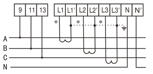 Three Phase DIN-rail KWH Meter (Three Phase DIN-rail Meter, Three Phase DIN-rail Watt-hour Meter, Three Phase DIN-rail Energy Meter)